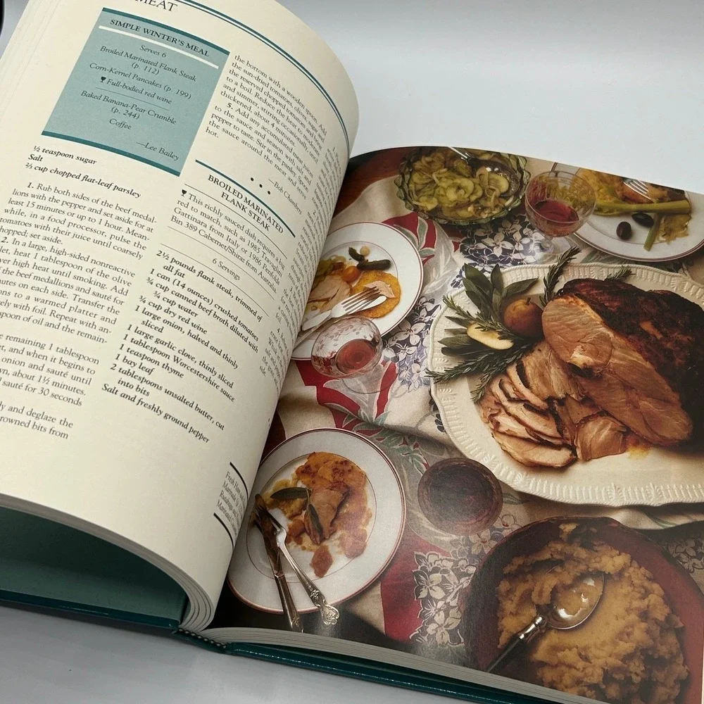The Best of Food & Wine 1992 Collection Cookbook Recipes Hardcover Illustrated